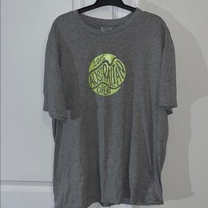 Collector 2015 Gray Australian AO Open Tennis Aussie Melbourne T Shirt XL Novak